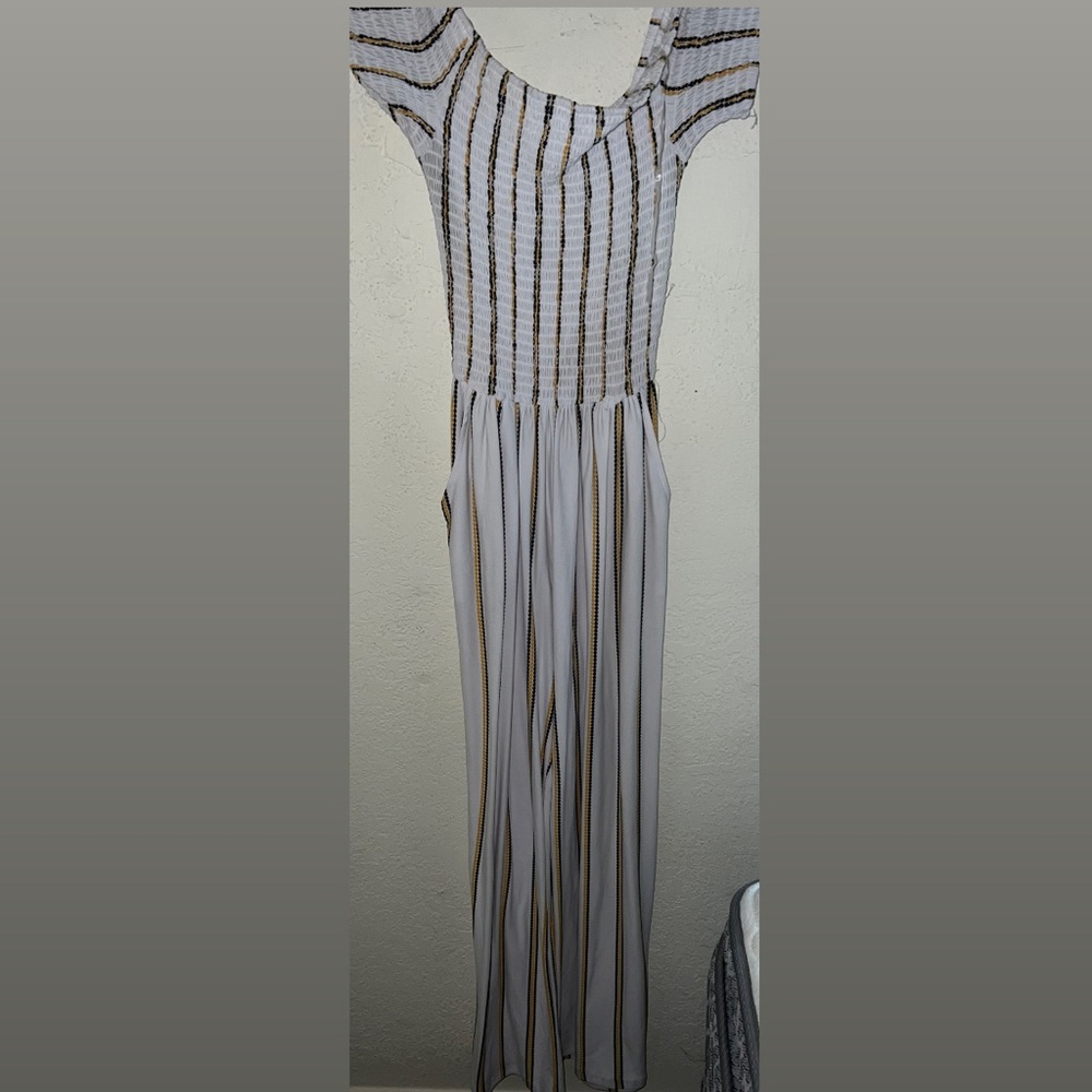 J for Justify long body shaping/slimming romper. Worn once. Small.